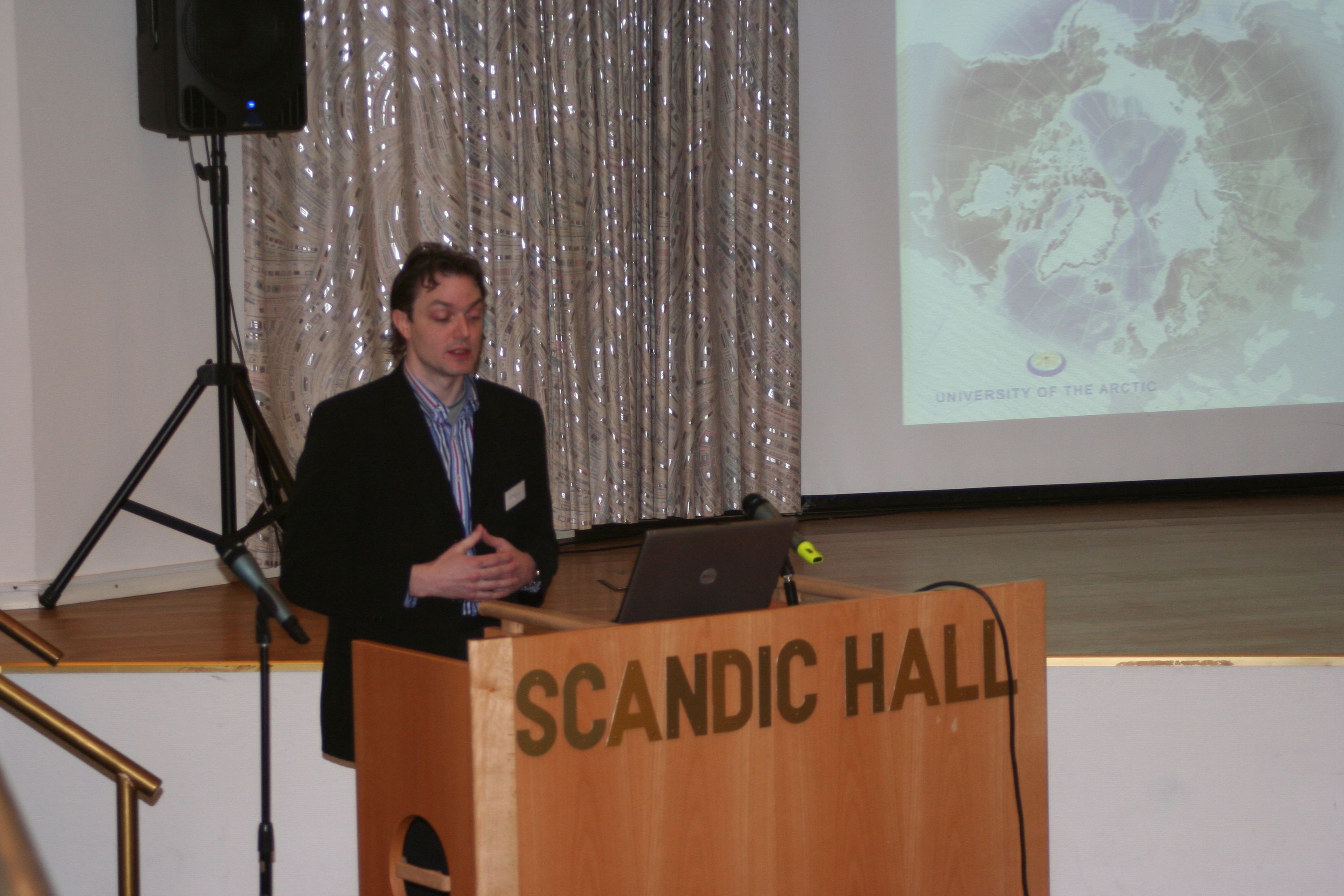 Scott Forrest launches UArctic Atlas website in Tromso